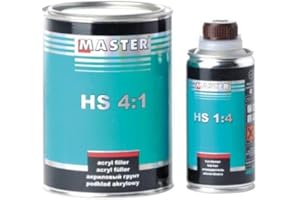 ‎TROTON Troton 2K Master Acryl Füller 1L grau 4:1 Primer Grundierung HS Filler Ink. Härter