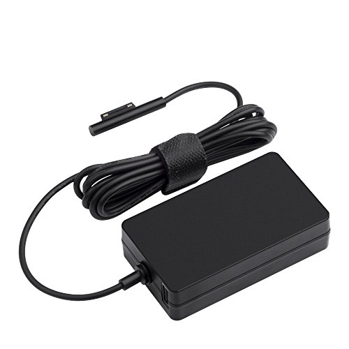 TAIFU Neu 220V 31W 12V/2,58A inkl. USB 5V 1A passt für viele Handy Ersatz AC Adapter Netbook Laptop Notebook Netzteil Ladegerät für Pad Microsoft Surface Pro 3, microsoft surface Pro3, Microsoft Surface Pro 4, Microsoft Surface Pro4, Microsoft Surface 3, Microsoft Surface 4, Microsoft Surface Windows 8 Tablet PC 1625 , Anschluss Stecker Stromkabel Ladekabel Netzadapter Laptop Magnet 5Pin mit EU Kabel Ladekabel - 2