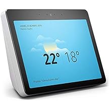 Echo Show (2.&ordf; generaci&oacute;n) Reacondicionado Certificado &ndash; Sonido de alta calidad y sensacional pantalla HD de 10 pulgadas, blanco