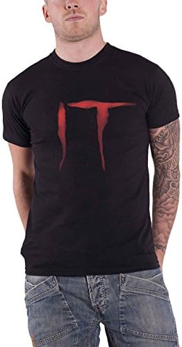 Pennywise Shirt Stephen King IT Movie Logo Official Mens Black XL