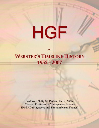 HGF: Webster's Timeline History, 1952 - 2007