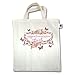 Produktbild Shirtracer JGA Junggesellinnenabschied - Braut Schmetterlinge Blumen - Unisize - Natural - XT500 - Jutebeutel kurzer Henkel