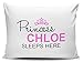 Personalised Princess Any Name Sleeps Here Pillow Case