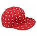 Bigood Kids Hip-Hop Flat Visor More Stars Snapback Baseball Cap Sun Hat Red