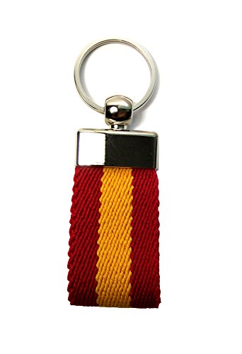 Vendopolis LLAVERO DE ACERO INOXIDABLE MODELO BANDERA ESPAÑOLA BANDERA DE ESPAÑA