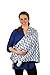Itzy Ritzy Nursing Happens Infinity Breastfeeding Scarf (Blue Skies/Chevron)