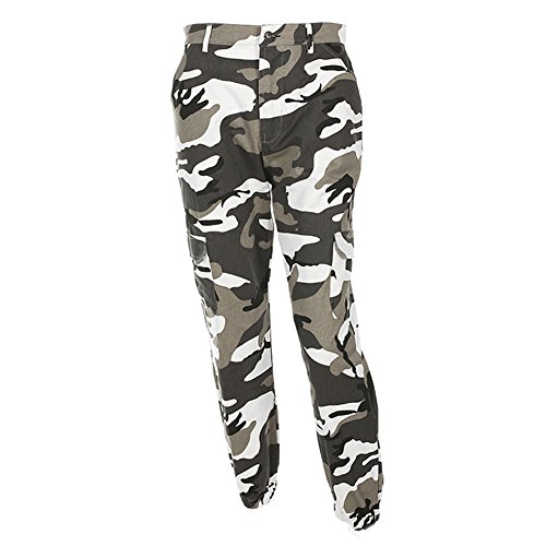 Loose Pants For Women Sexy Camouflage Printed High Waist Trousers