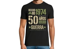 LATOSTADORA Camisetas Regalo 50 Cumpleaños Hombre - Camiseta 50 Años Hombre - Camiseta 1974 - Camiseta Graciosa Regalo Cumple - Regalos Originales Hombre 50 años - Ideas Para Cumpleaños 50 Aniversario