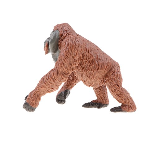 Animal Models Toy Simulation Wild Orang utan Action Figure Model Plastic Figurine Kids Educational Learning Nature Toys Home Mini Statues