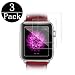 Produktbild Ouins [3 Pack] Apple Watch 38mm Bildschirm Schutzfolie, [Decken Flache Fläche] Anti-Fingerabdruck,9H Härte,2.5D Abgerundete Gehärtetem Glas Displayschutzfolie für Apple Watch 38mm