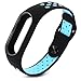 Produktbild Ersatzband für Xiaomi Miband 2,Kingwo 2017 Neue Mode leichte Lüftung Smart Handgelenk Armband für Xiaomi Mi Band 2 Fitnessarmband (Blau)