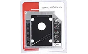 4 D (LABEL) Universal 2nd HDD Caddy 9.5mm SATA 2.0 Slim SATA III Hard Drive Optibay Adapter for Laptop CD DVD Optical Drive Bay