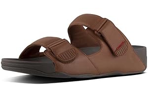 Fitflop Gogh Moc Slide In Leather, Sandalias deslizantes Hombre