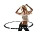 Produktbild Premium Hip Hoop Hula Hoop Magnetreifen - Magnet Reifen mit Massagenoppen (100 cm Durchmesser) Sportgerät Massage Körpermassager Massager Massagegerät Fitnessgerät