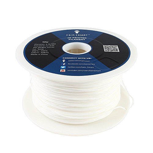 SainSmart Flexible TPU 3D Filament for 3D Printers 3D Drucker, 1,75 mm, 800g Spool - 4