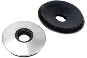 Oneyijun 20 Piezas Arandelas EPDM Acero inoxidable 304 Arandelas Selladoras Arandelas de Sellado con Junta EPDM, M8x19mm