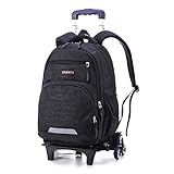 Große Kapazität: Dieser Rollrucksack ist groß genug für Kinder als Schulrucksack oder Reisetasche. Sie können Kleidung oder eine kleine Decke, Bücher und Snacks aufbewahren. Zwei Netztaschen an beiden Seiten zur Aufbewahrung von Snacks oder Wasserflaschen.