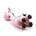 HuntGold 1X Soft Plush Giraffe Shape Baby Christmas Gift Infant Boy Girl Xmas Toy Doll(pink)