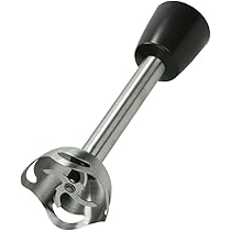 Braccio Frullatore Ricambio Moulinex QuickChef MS-650444 - Acciaio Inox Con 4 Lame, Nero