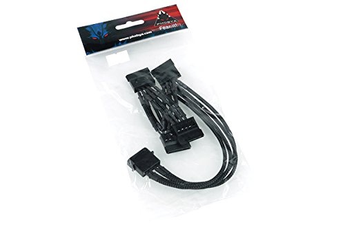 Phobya Multi SATA Strom Anschlusskabel (4x) – einzeln gesleevt – - 2