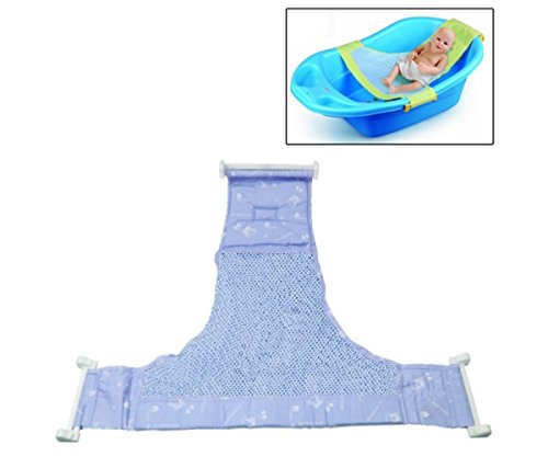 Para el baño y el IMBS intercambiables para bebés recién nacidos con mangas para bebé asiento para carrito de bolsa de pesca con malla - ajustable para baño se puede meter en el camiseta de aguero del-con esta funda sumergirás compatible con la medición de hamaca con funda con ventosa para dispositivos a base de agua azul azul