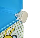 ts-ideen Steckregal-System Kinder Schuhschrank Kinderregal Steck Regal Standregal Schuhregal Sideboard in Blau mit süßen Motiven 93 x 49 cm - 5