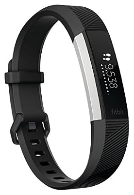 Fitbit Alta HR Bracelet d'Activité Mixte Adulte, Noir, Taille S