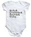 HippoWarehouse GEORDIE SHORE NAME LIST baby vest boys girls