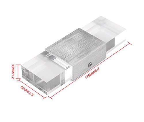 LED Wandleuchte Wandbeleuchtung Lampe Beleuchtung Up Down Leuchte Flurlampe Treppenleuchten aus Aluminium für Wohnzimmer Eingangsflur Dekoration (Warmweiß) - 4
