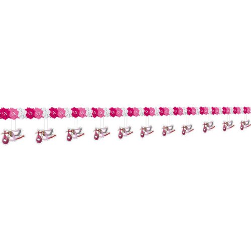 Girl Komplettset Girlande Konfetti Luftballons Girlanden Babyparty - 4
