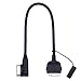 Produktbild iPhone 4 iPod Klassisch 30 Pin AMI MDI USB Musikschnittstelle Mp3 AUX Kabel von Keple | zu Volksvagen Audi Seat Skoda AUX Audio Interface Kabel für OEM Car - Stereo - System