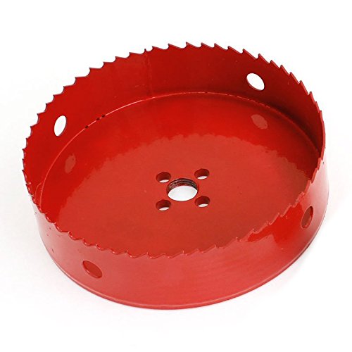 TOOGOO(R) Rake Zaehne Bimetall 135 mm Cutting Durchmesser Rot Lochsaege - 2