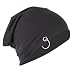 Gajraj Midnight Black Slouchy Beanie (With RIng) RS.175.00