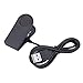 Produktbild HermosaUKnight USB-Ladeclip-Kabel für Garmin Forerunner 405CX 405 410 910XT 310XT-schwarz