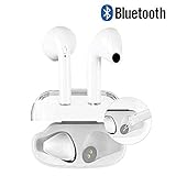 ★★[Diseño cómodo y cómodo] El auricular inalámbrico i7X con Bluetooth está diseñado para un uso cómodo (diseño para el oído). Ligero y cómodo, y resistente al sudor. Se pueden usar para ciclismo, baloncesto, tenis, fútbol,   larga duración e indoloro.