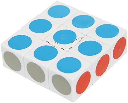 Maomaoyu 1x3x3 Puzzle Super Floppy Cube Magic Cube Speed Cube（White）