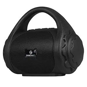 Zebronics Zeb-County Bluetooth Speaker with Built-in FM Radio, Aux Input and Call Function (Black)