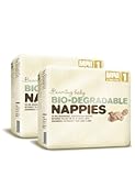 Beaming Baby Biodegradable Nappies TWIN pack Mini (Size 1)
