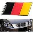 MOMOALA Aluminium German Germany Flag Badge Grille Emblem Car Sticker Decal Universal Decoration