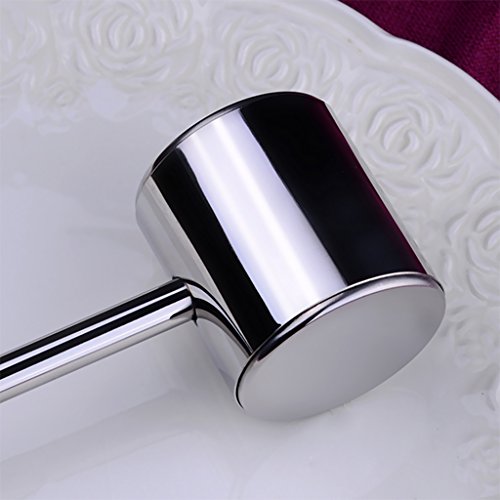 MagiDeal Edelstahl Küche Fleischklopfer Schnitzelklopfer Silber - 3
