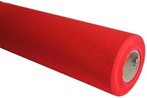Generico ROTOLO TNT DA 120 CM X 25 METRI - 60gr | TOVAGLIA USA E GETTA COPERTURA INTERNI ESTERNI TAVOLI FESTE CERIMONIE EVENTI FIORISTA 1,20 metri x 25 mt (Rosso)