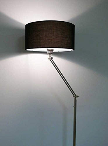 Design Stehleuchte mit schwarzem Lampenschirm, 164 cm, Kaja FL, 10262 - 4