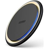 DesertWest Wireless Charger 15W Qi Wireless Charging Pad Wireless Fast Charger Compatible with iPhone X/Xs/Xs Max/XR/8/8 Plus/Samaung Galaxy S10/S10+/S9/S9+/S8+ and More
