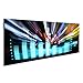 Produktbild islandburner Bild Bilder auf Leinwand Musik-Grafik-Equalizer und Audio-Analyse-Clip. Schuss aus Dem Display Einer Stereo-HiFi-Anlage Wandbild, Poster, Leinwandbild KFN