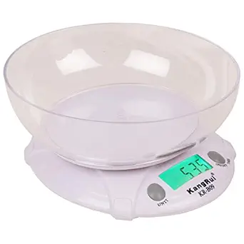 Alwick Cartstore Plastic Electronic Kitchen Weighing Scale, 1-7 kg (White)