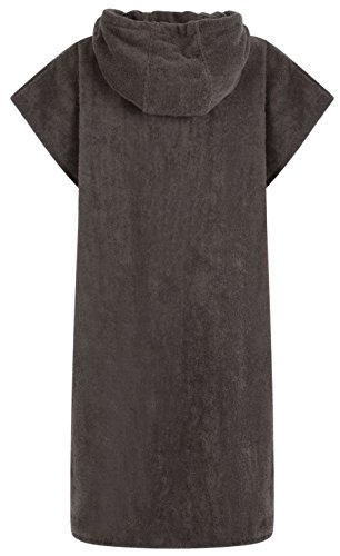 Unisex 100% Baumwoll Bademantel Poncho mit oder ohne Tasche Frottiermantel Umkleidemantel Handtuch Schwimmen Surfen - 2