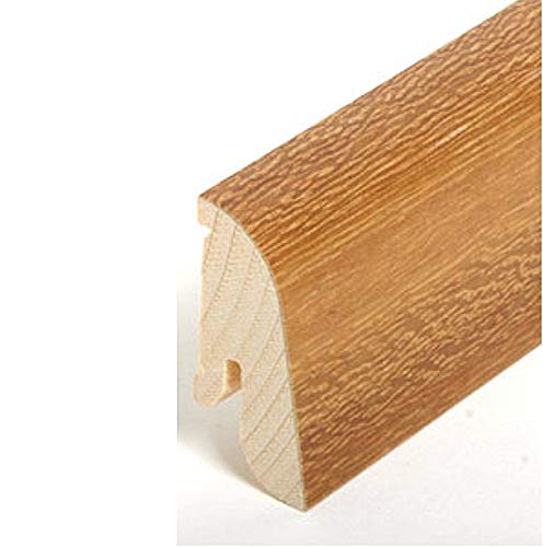 Preisvergleich Produktbild Südbrock Sockelleisten Bremen - Iroko (Kambala) lackiert (Echtholzfurnier - 19.38.25)