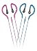 Produktbild KitSound Enduro Wasserfeste Sport Ohrbügel In-Ear Kopfhörer im Doppelpack - Pink/Blau