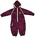Hippychick Waterproof All-in-One Suit - Burgundy/Sand, 2-3 Years