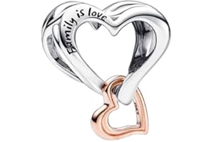 Feitery Rose Charm Compatible Pandora Pulsera Joyas Marineras de Verano Murano Glass Charms Abalorios para Mujer